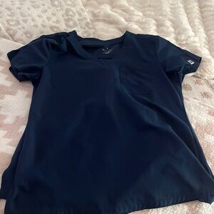 Beyond scrubs scrub top navy